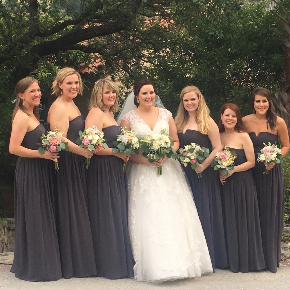 Dark grey maxi dress